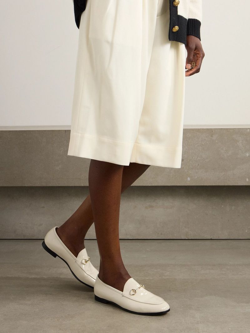 Almond-Toe Leather Loafers