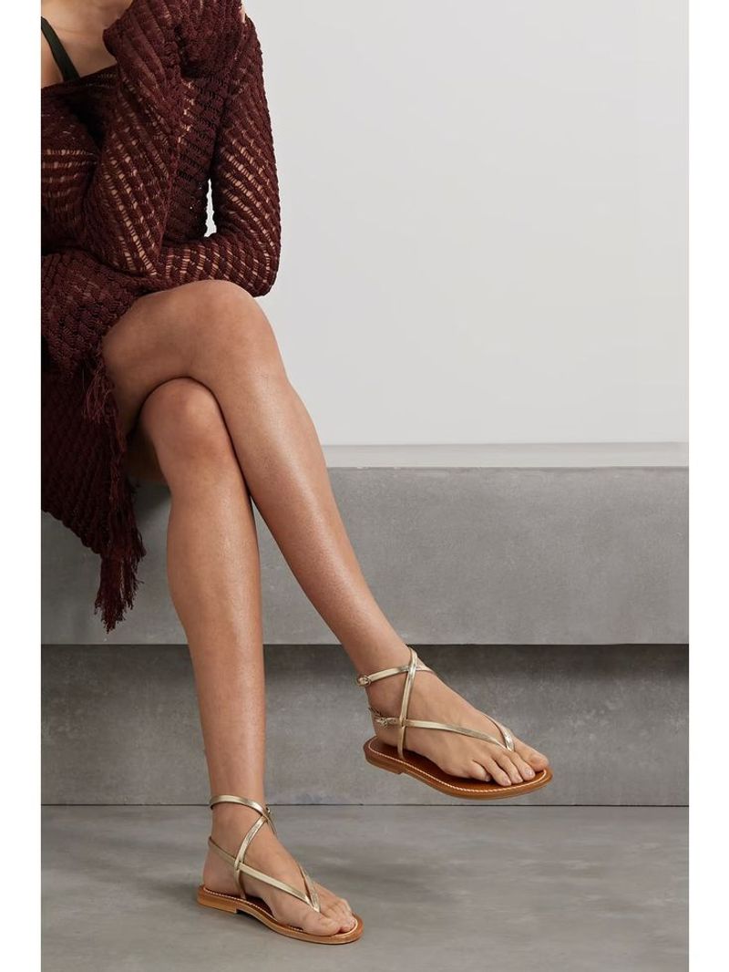 Metallic Sandals