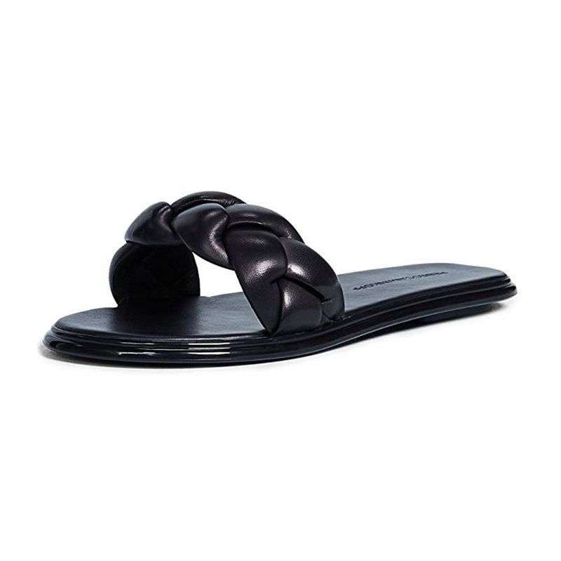 Rebecca Minkoff Braided Leather Slides