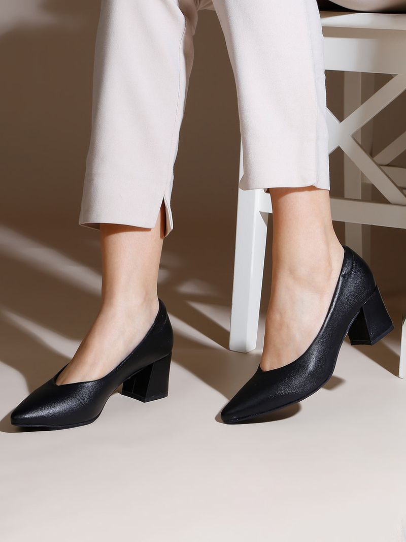 Block Heel Pumps