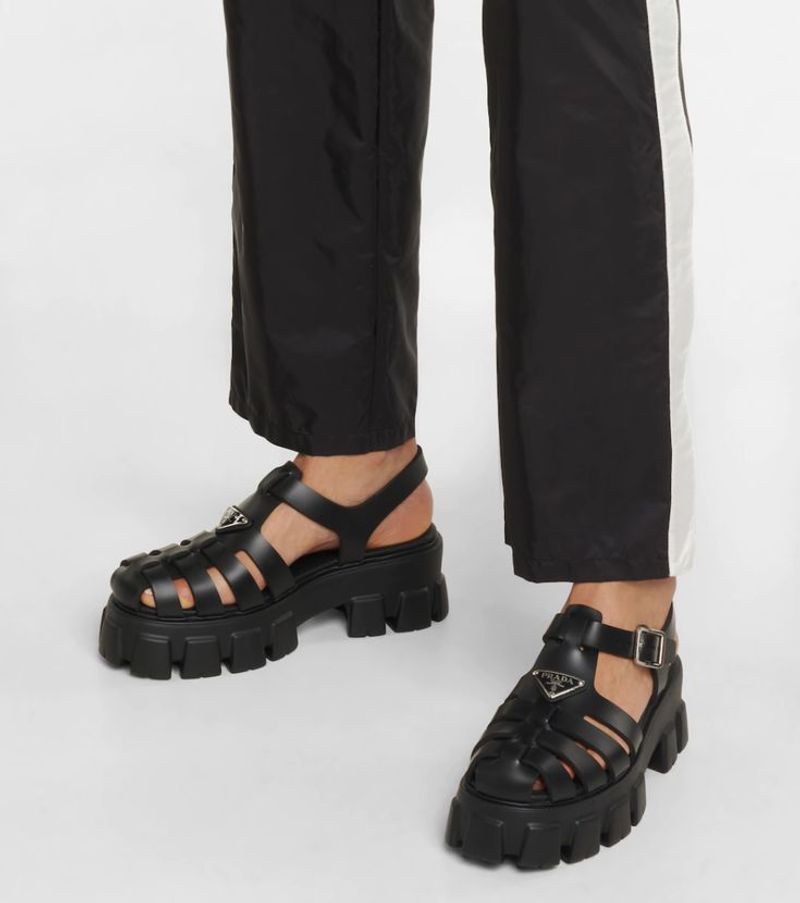 Prada Monolith Fisherman Sandals