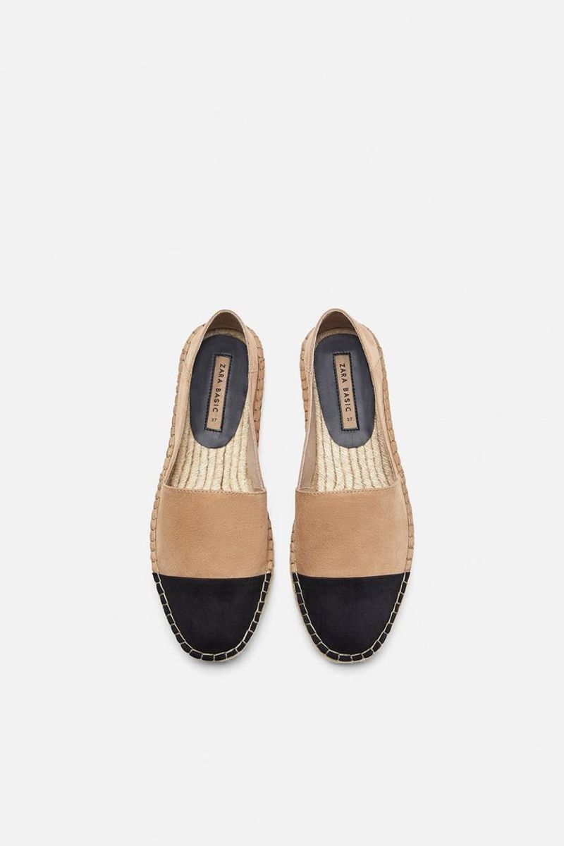 Zara Suede Platform Espadrille
