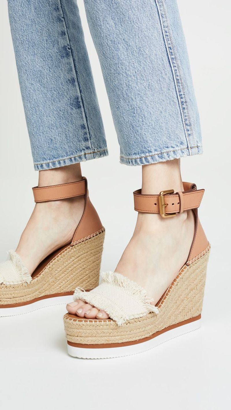 Chloé Wedge Espadrilles