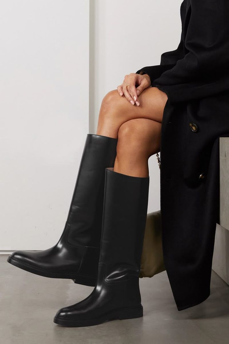LEGRES 80 leather knee boots