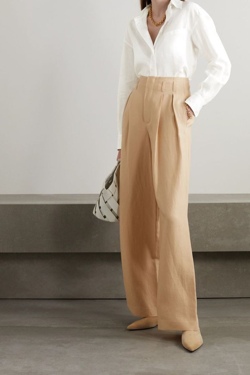 Linen Button-Up Shirt