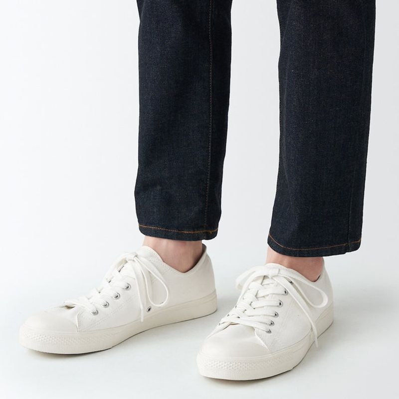 White Canvas Sneakers