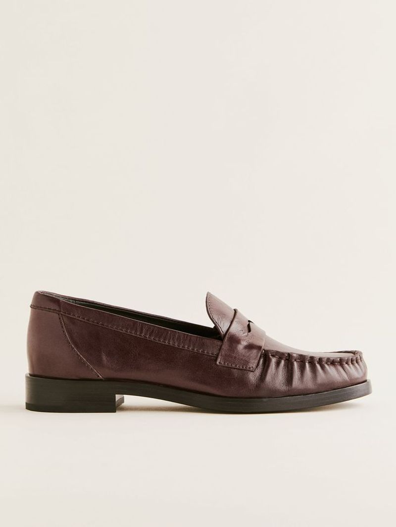 Ruched Loafers