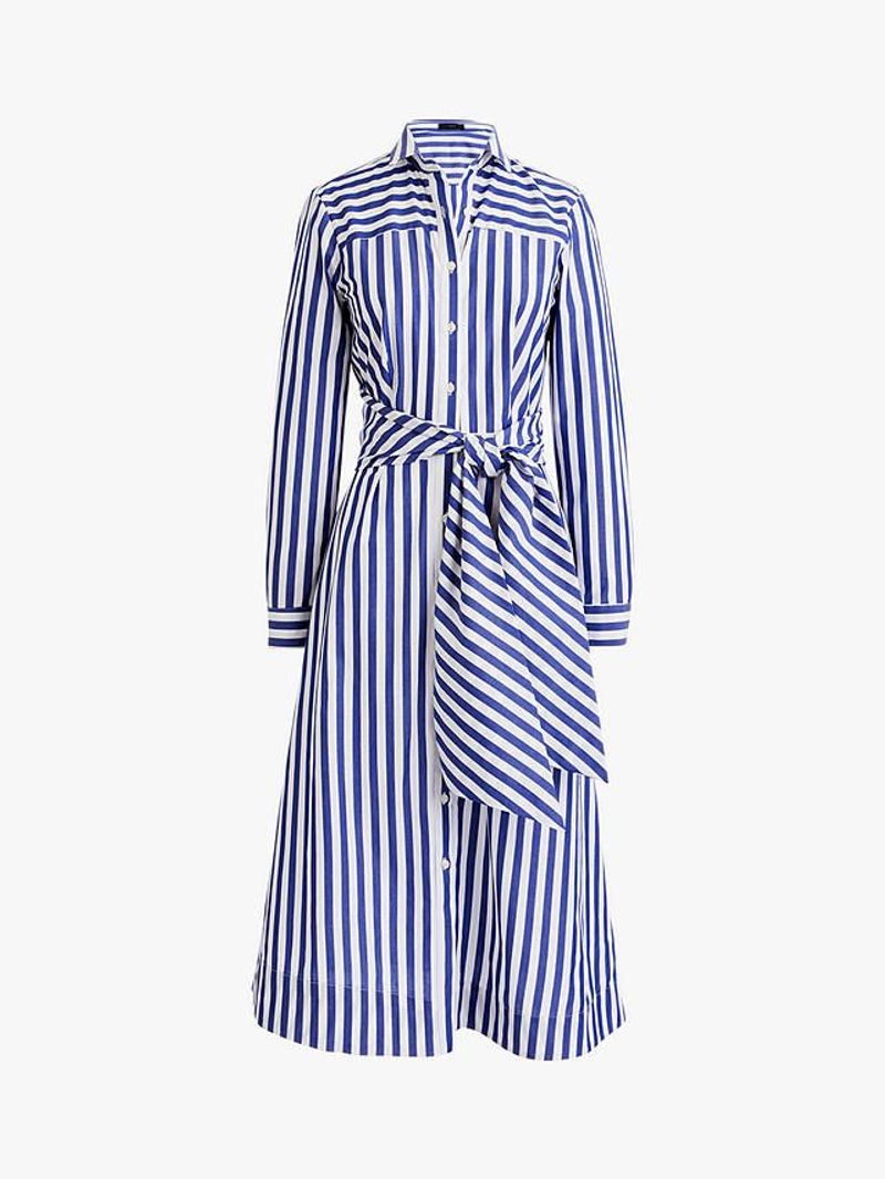 J.Crew Tie-Waist Shirt Dress