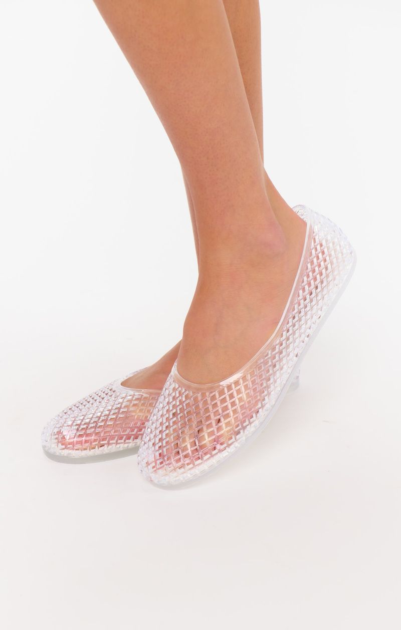 Steve Madden Gyzmo Perforated Jelly Flats