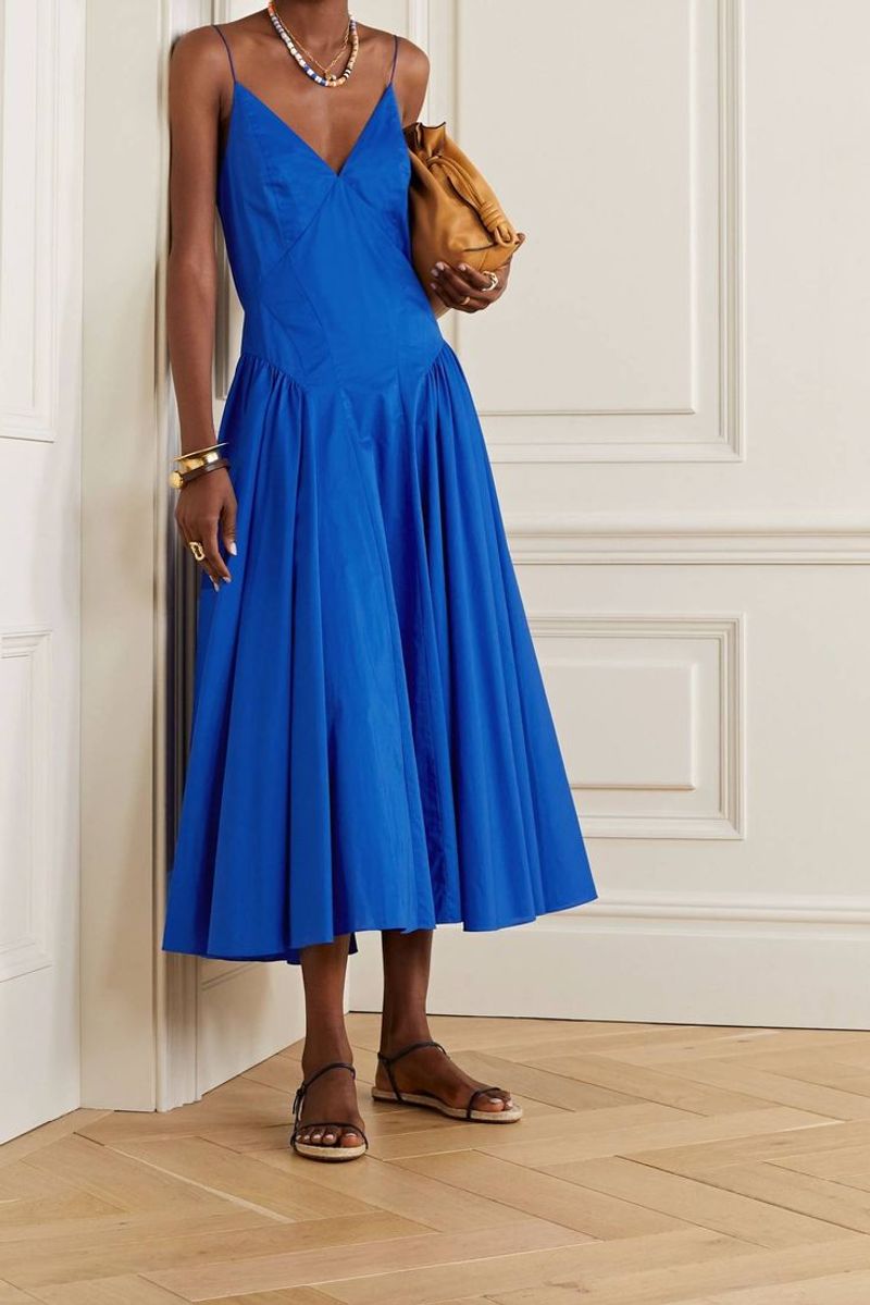 Pleated A-Line Dress