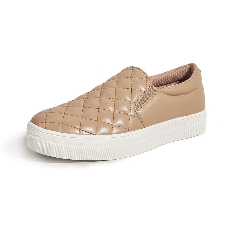 Faux Leather Slip-Ons with Memory Foam Soles