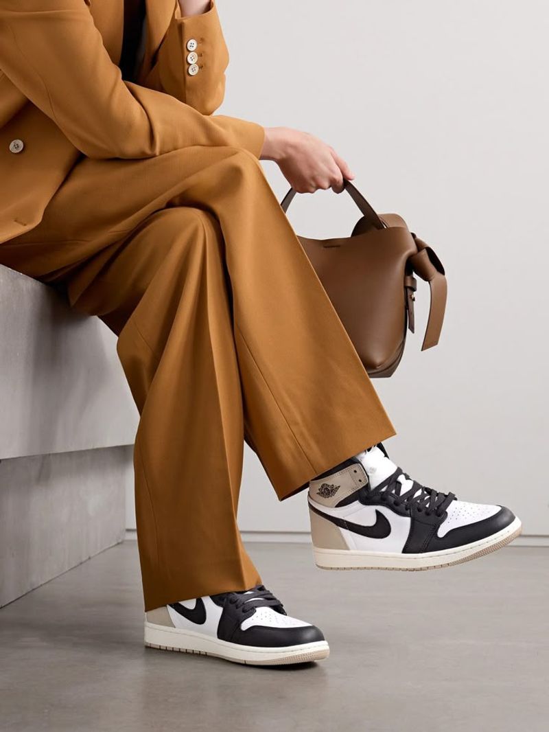 High-Top Retro Sneakers (Think: Adidas Samba, Nike Dunk, Onitsuka Tiger)