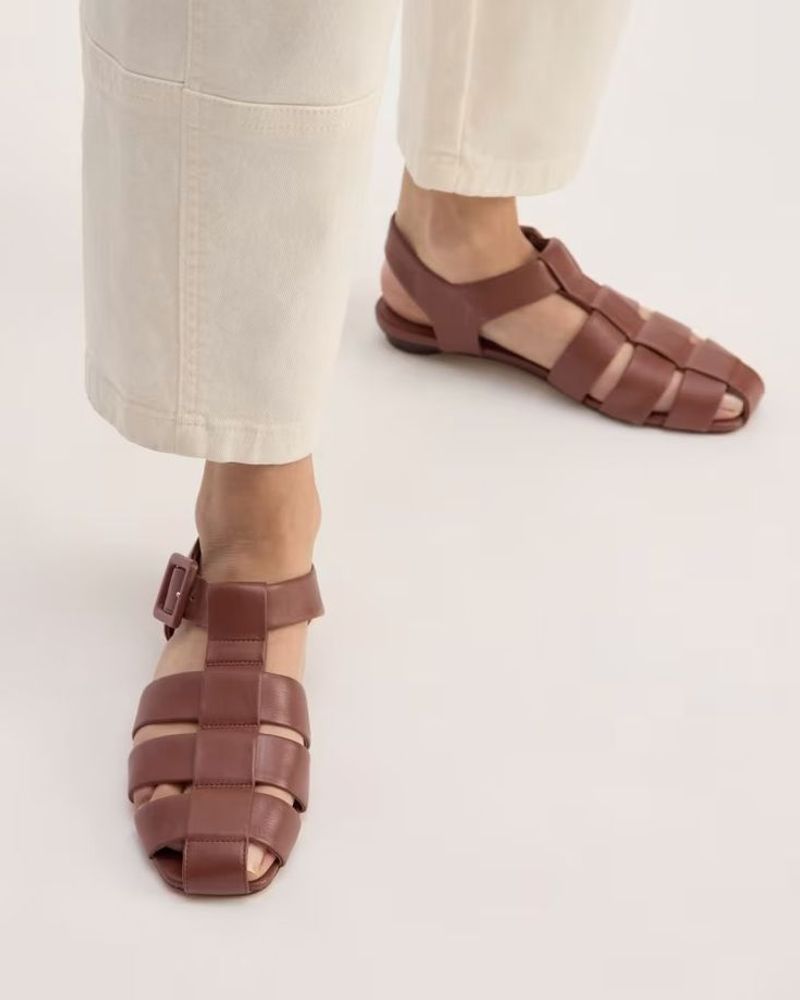 Fisherman Sandals (in Leather or Sleek Rubber)