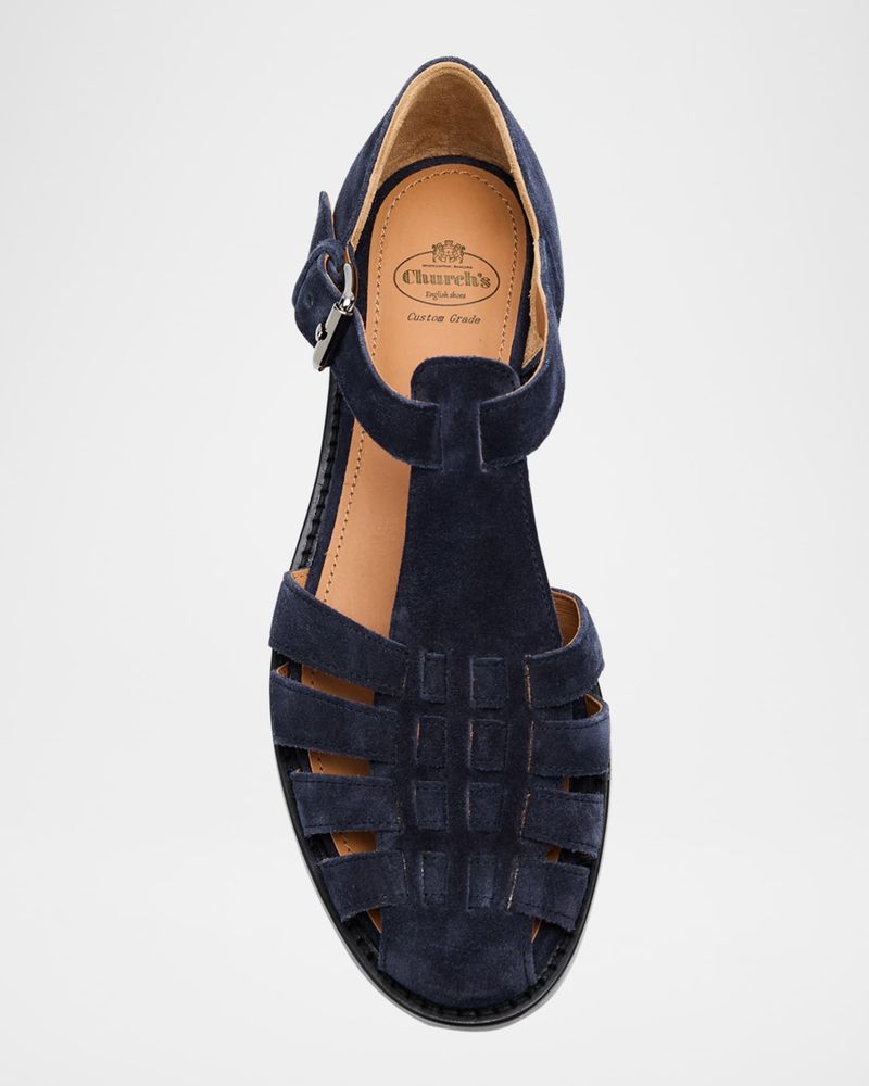 Church’s Kelsey Woven Suede Sandals
