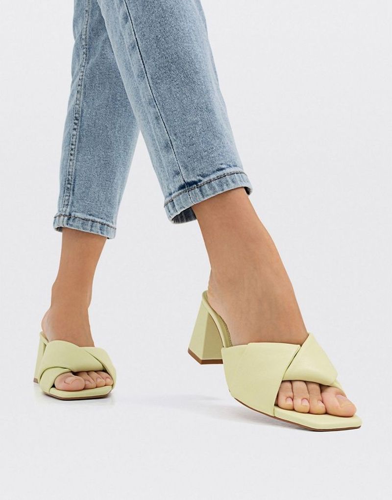 Block-Heel Mules