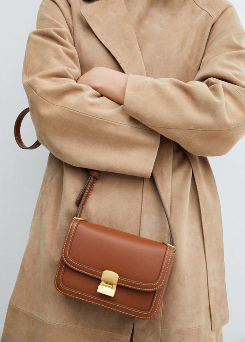 Mango Faux Leather Crossbody and...