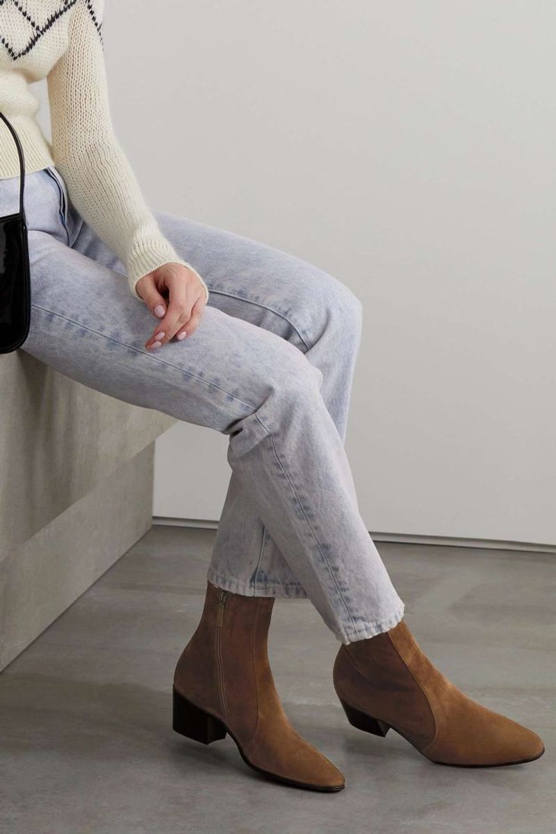 Ankle Boots with a Tapered Toe