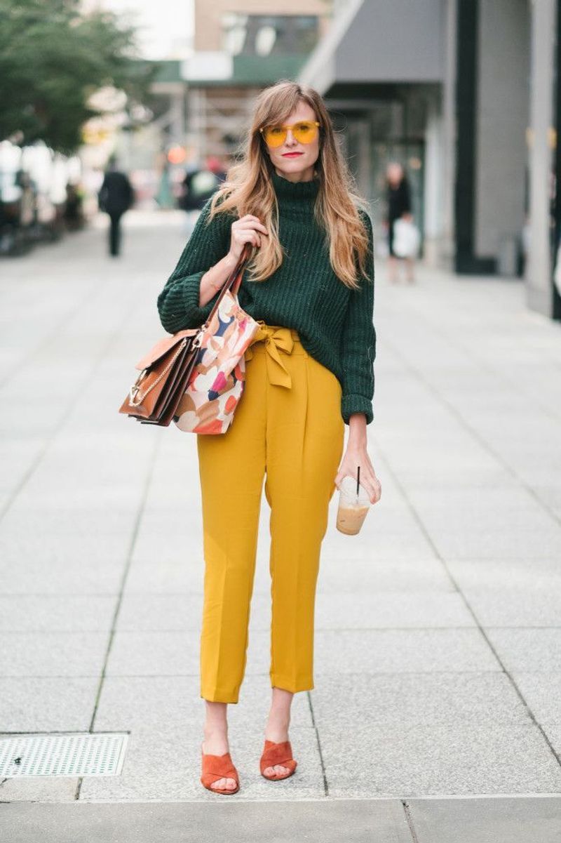 Olive Green + Mustard Yellow