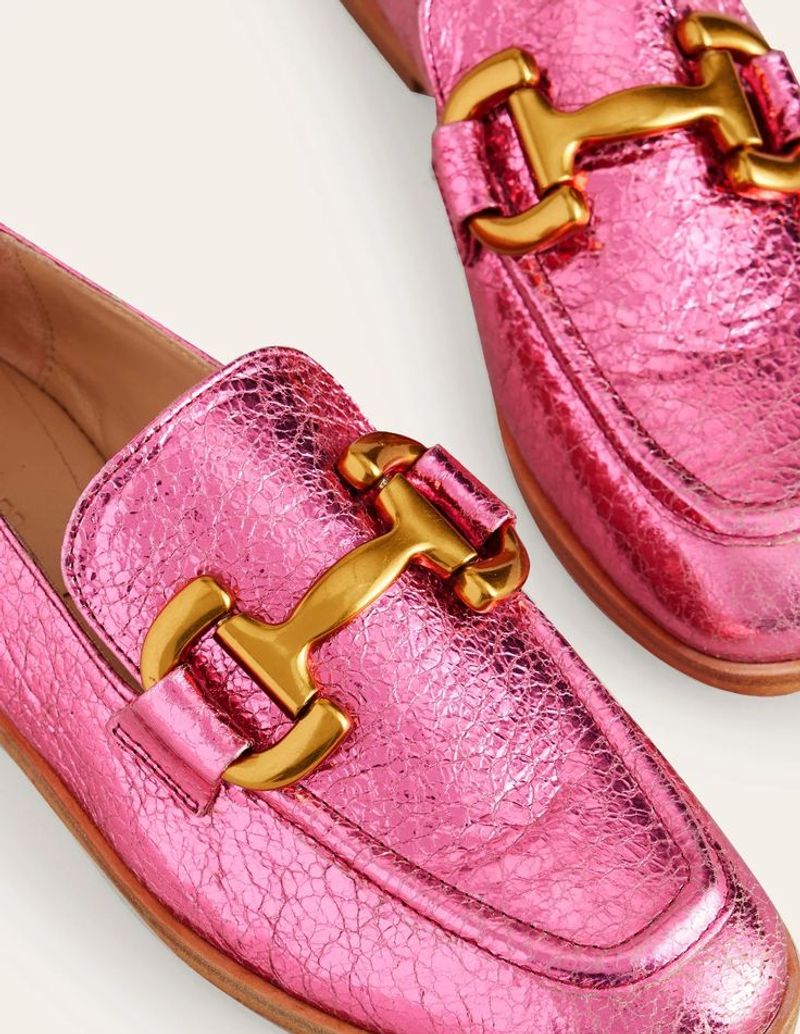 Bright Barbie Pink Loafers
