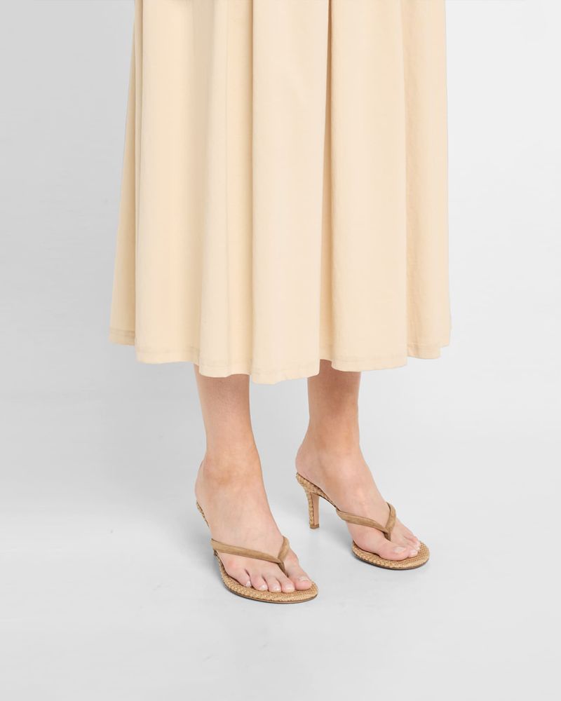 Gianvito Rossi Suede Thong Sandals
