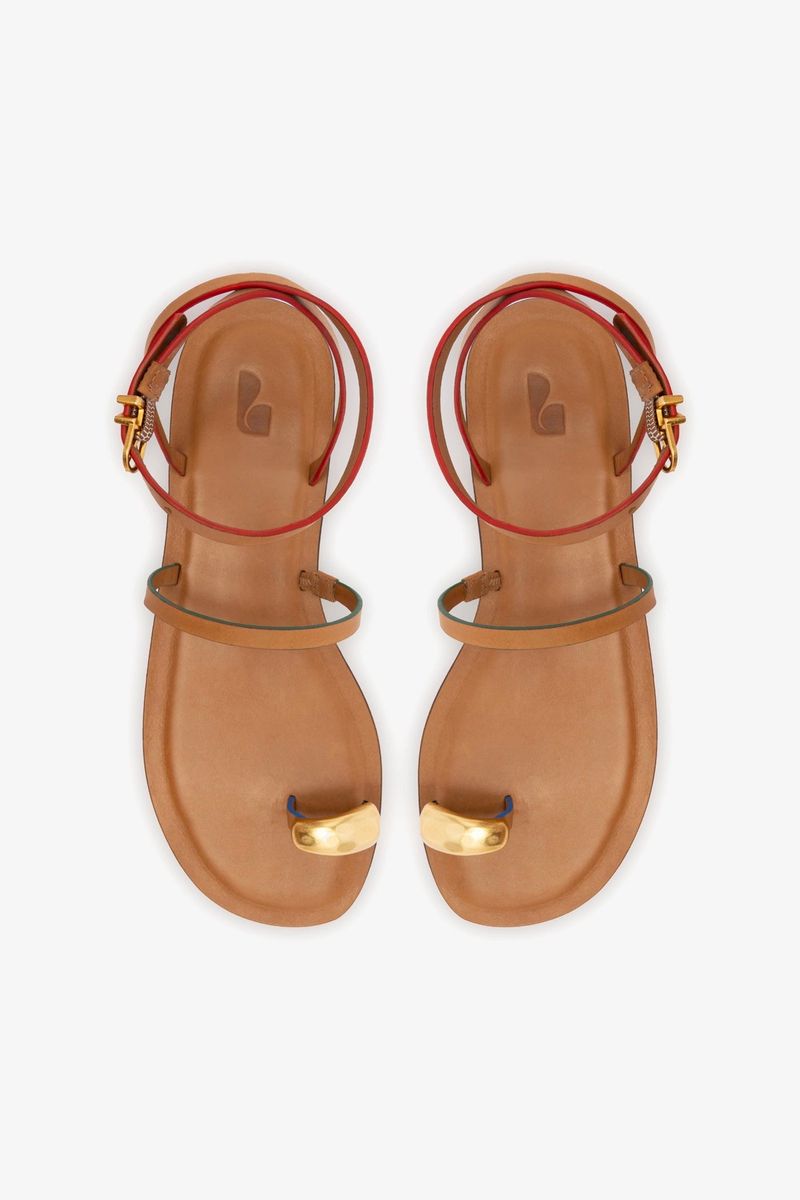 Larroudé Biarritz Flat Sandal