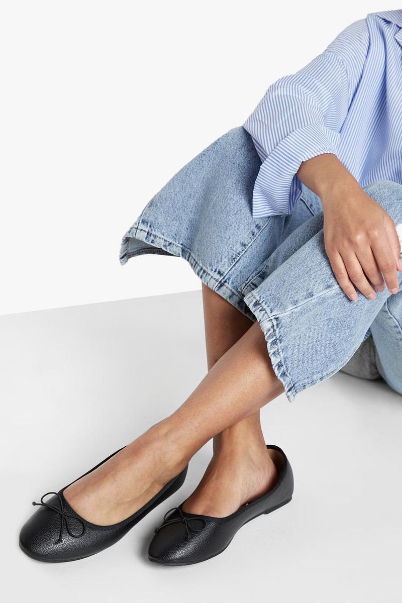 Round-Toe Ballet Flats