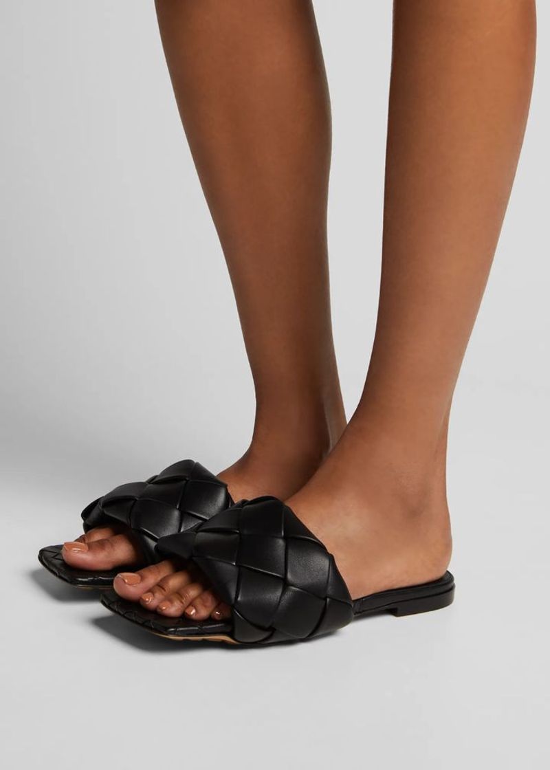 Puffy Leather Sandals (Bottega Veneta–inspired)