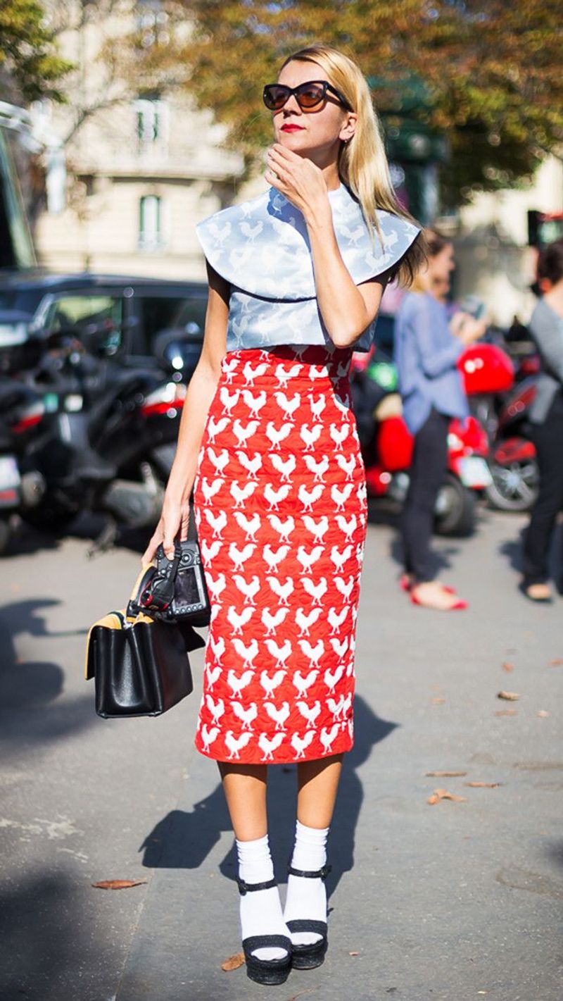 Athletic Tube Socks + Platform Sandals