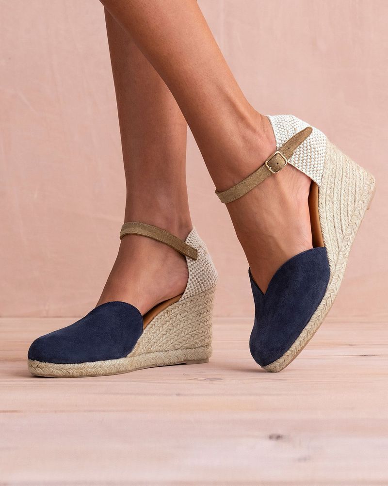 Classic Woven-Wedge Espadrille