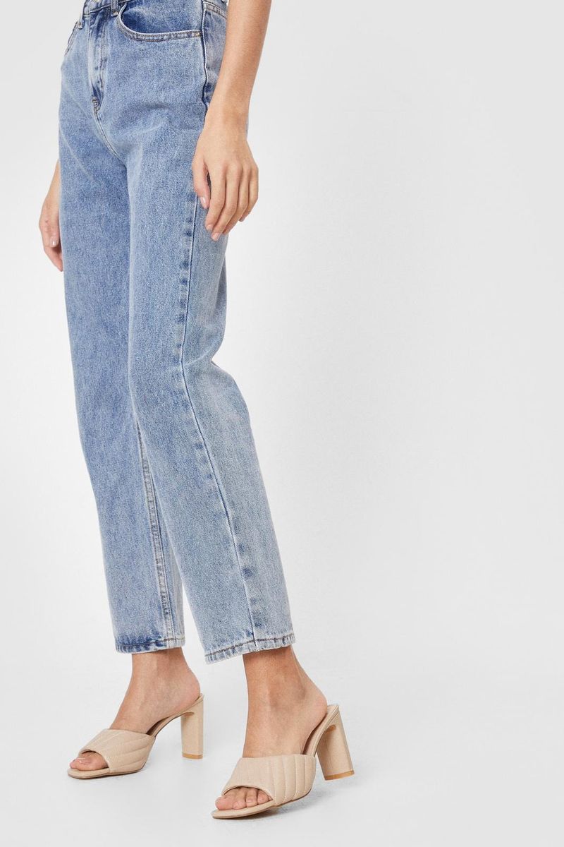 Quilted Slip-On Mules (with puffy or padded uppers)