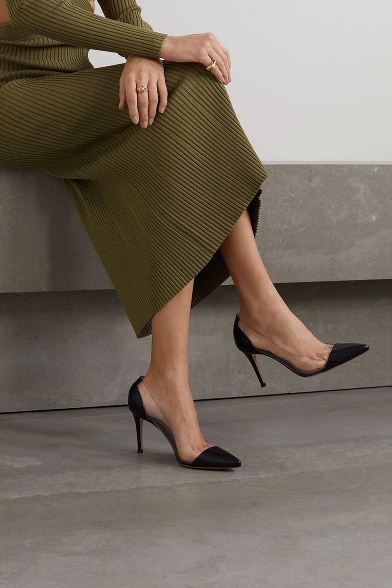 Gianvito Rossi 55mm Plexi Pumps