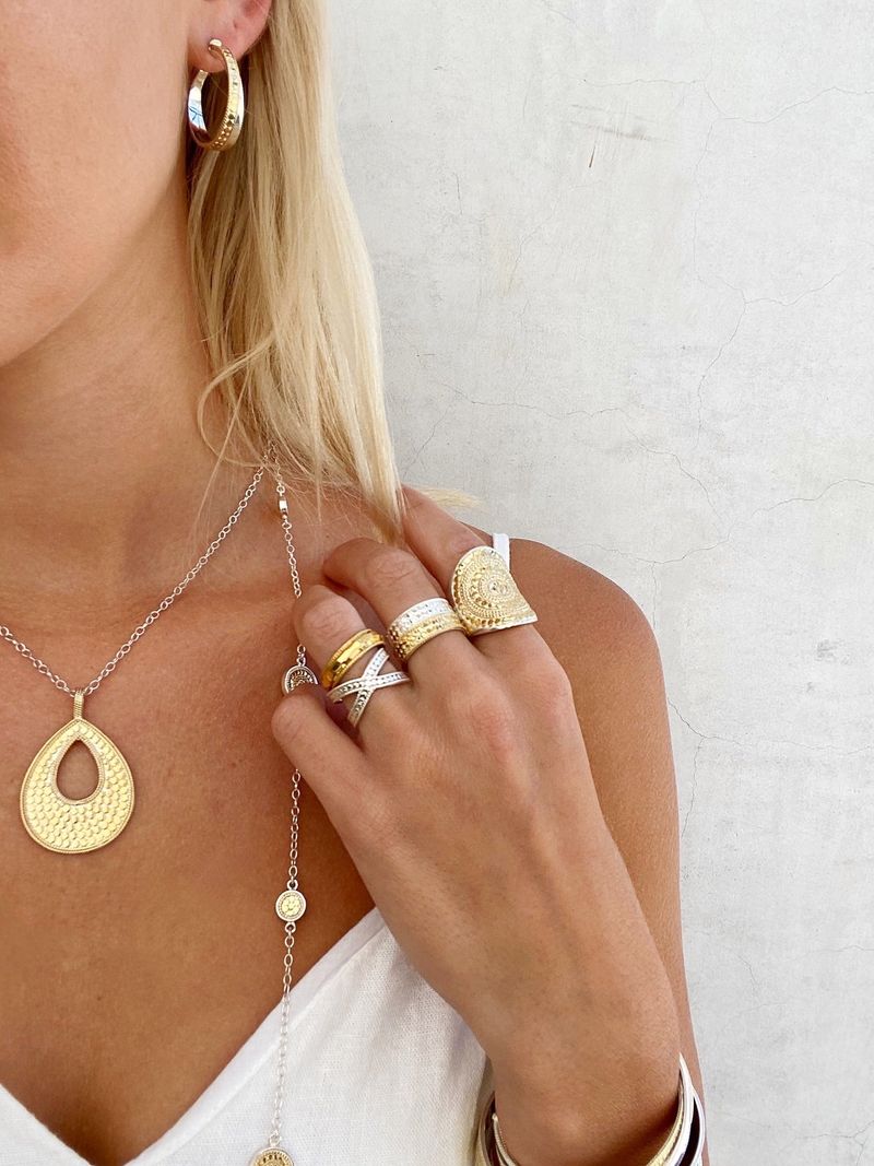 Gold And Silver Jewelry Worn Together