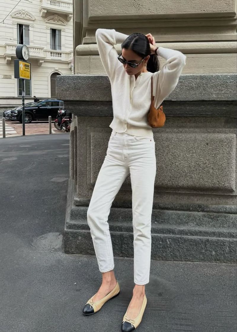 Scuffed or Worn-Out Ballet Flats