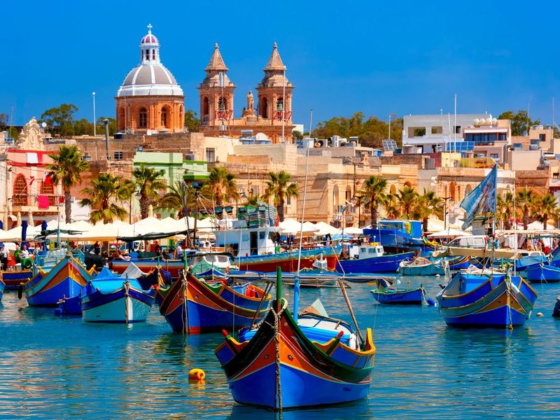 Marsaxlokk, Malta: A Painter's Palette of Fishing Boats