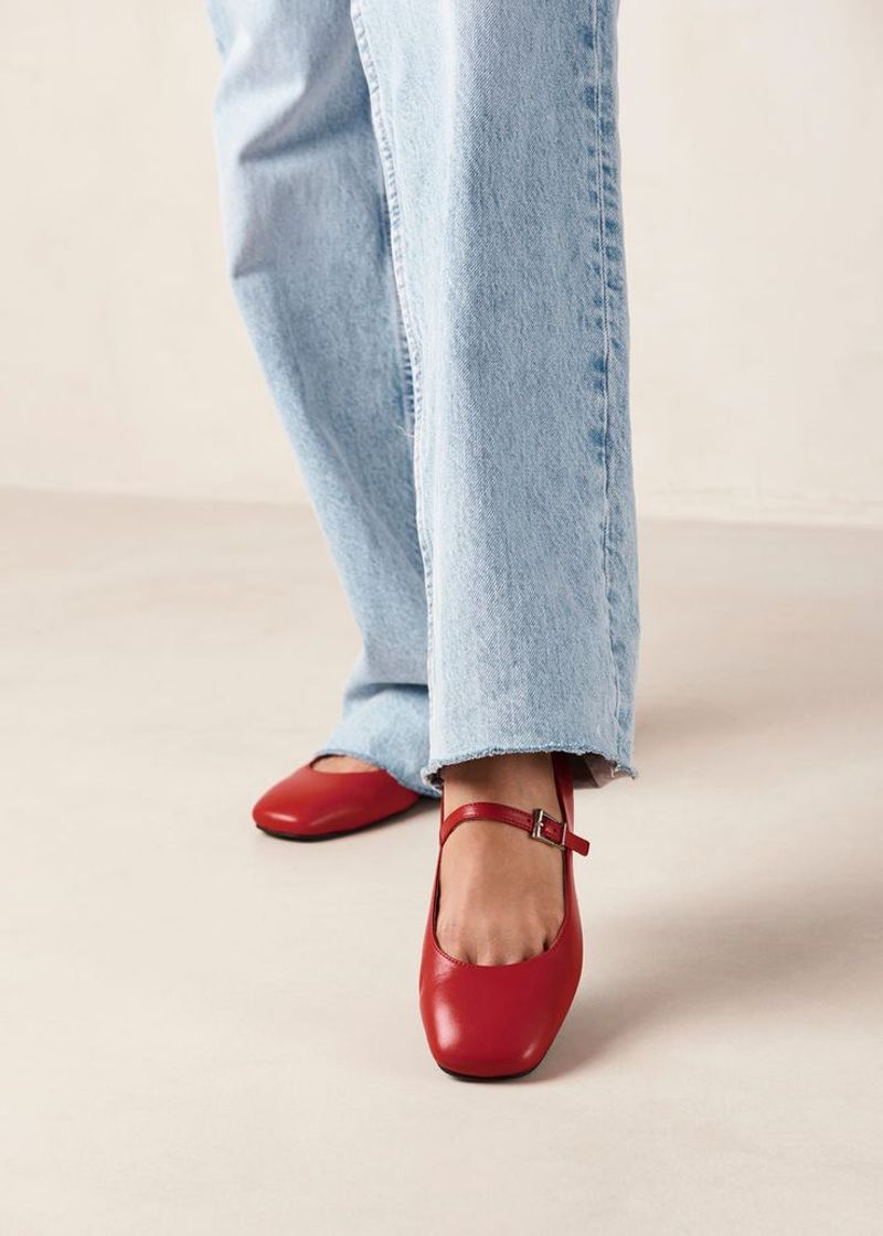 Ballet Flats in a Solid Tone