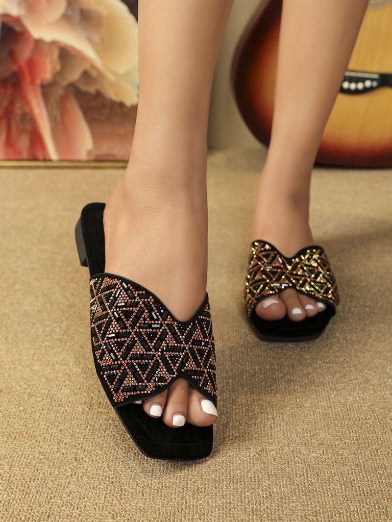Over-Embellished Flats That Shed Sparkle Everywhere