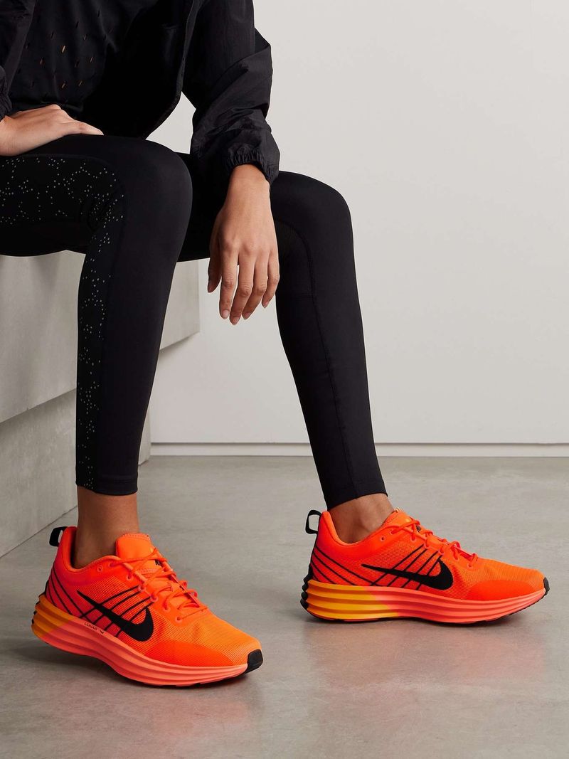 Loud Neon Mesh Trainers