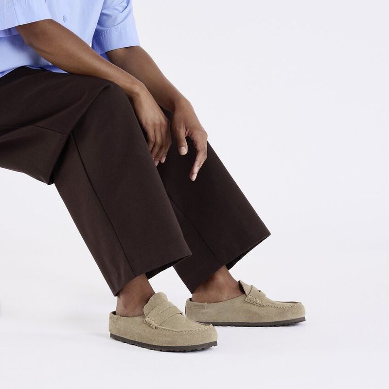 Naples Wrapped Suede – Taupe
