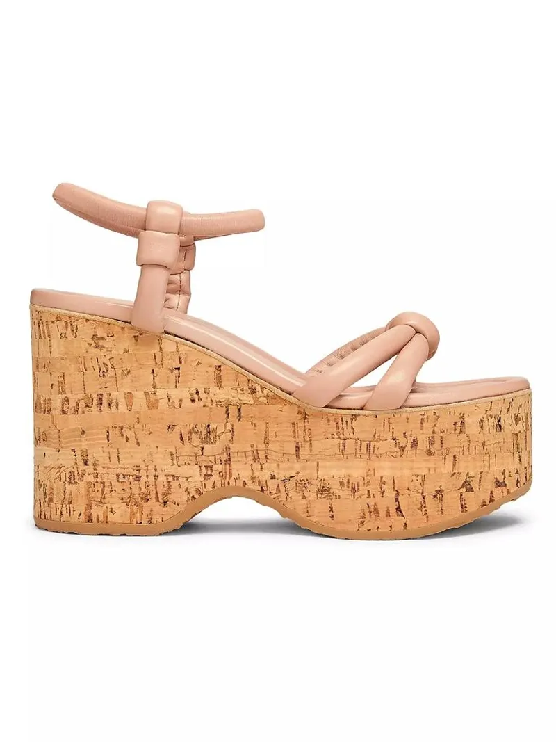 Gianvito Rossi G3284 Nappa Platform Sandals: Italian Craftsmanship Excellence