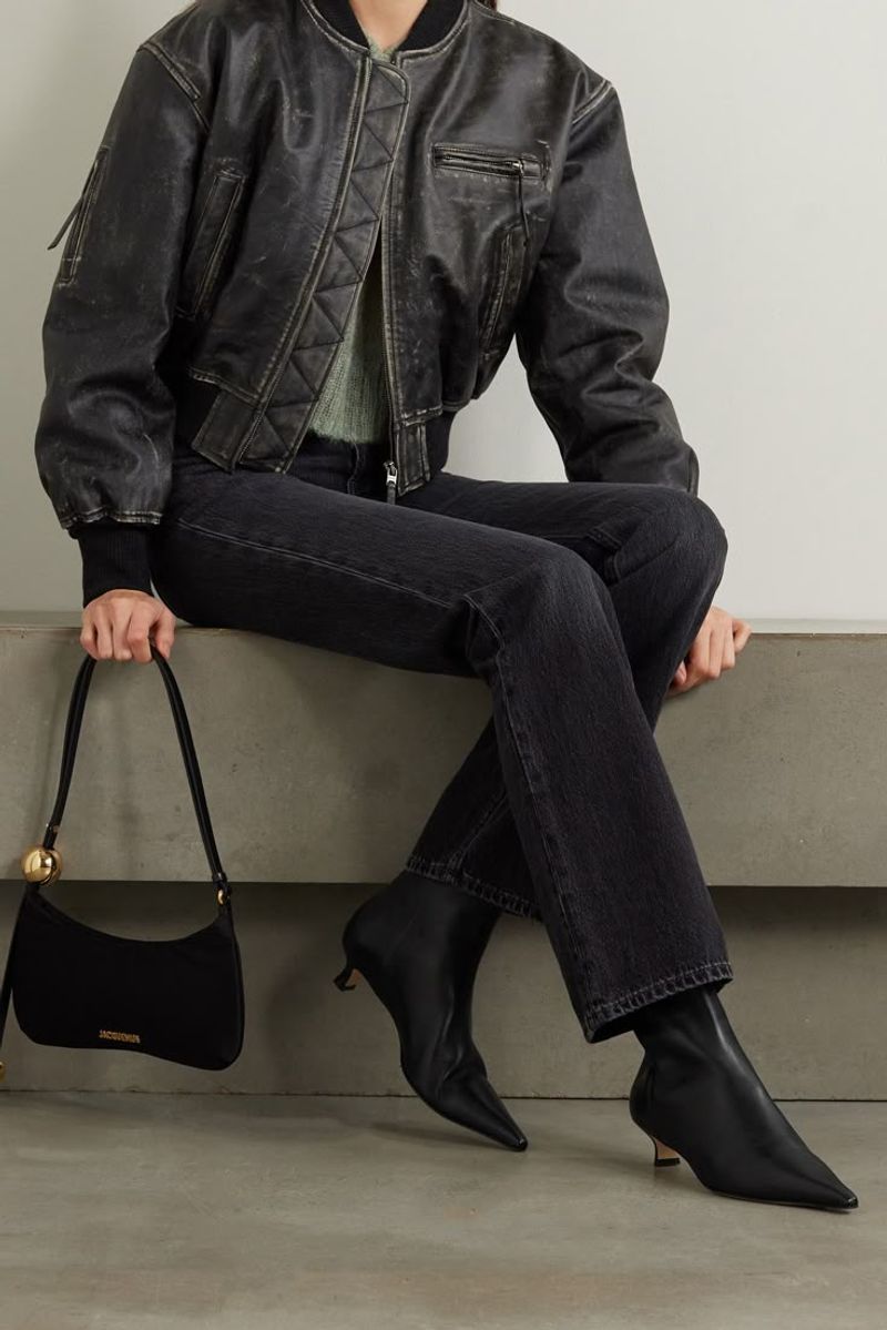 Ankle Boots with a Slim Silhouette