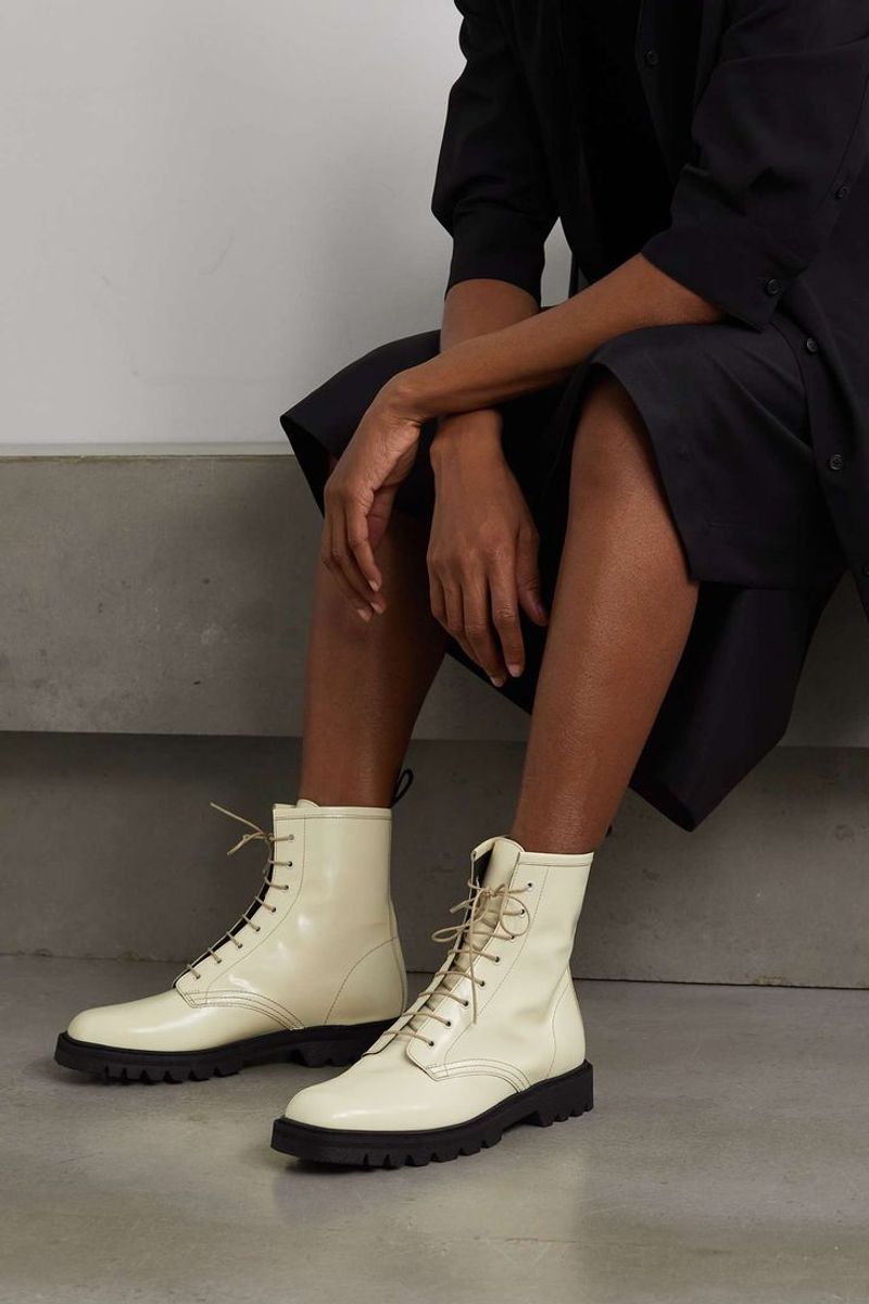 Lace-Up Combat or Hiking-Style Boots