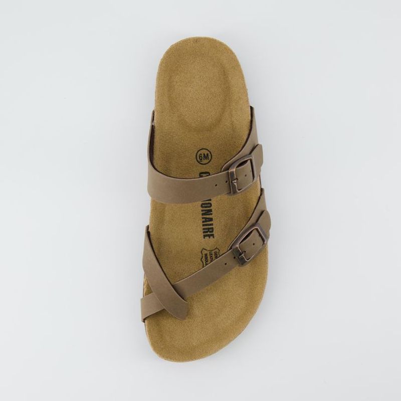 Cushionaire Luna Cork Footbed Sandals