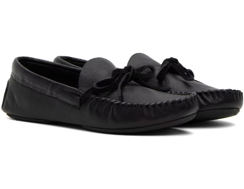 The Row Lucca Leather Mocassins