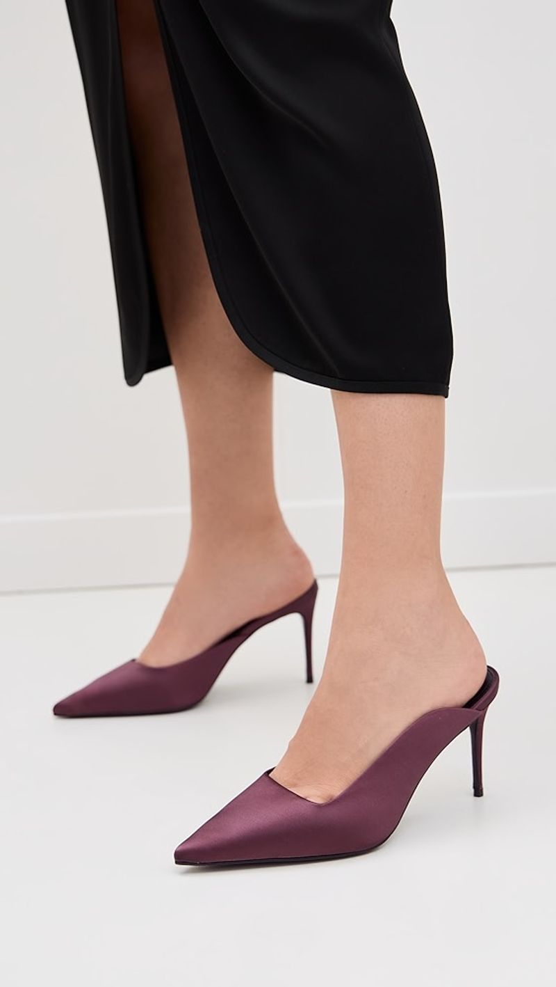 Black Suede Studio Icon 80mm Pumps