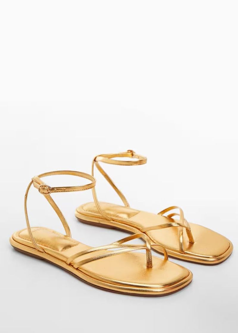 MANGO Ankle Strap Sandals