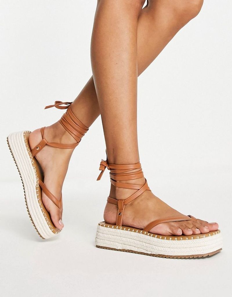 ASOS Leather Espadrille Sandals