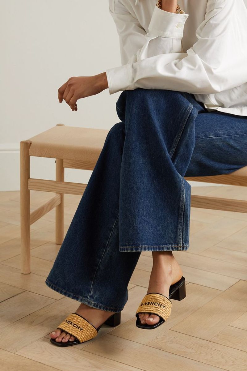 Block-Heel Mules
