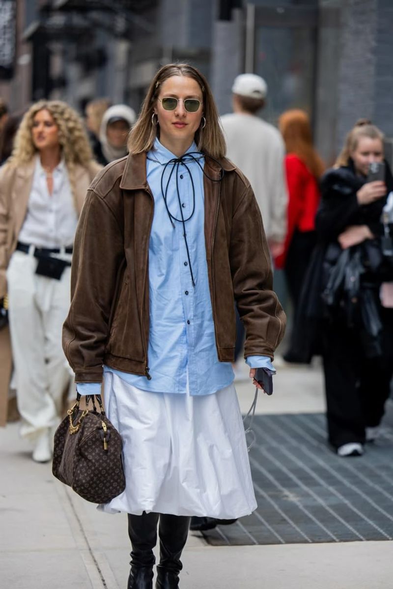 Denim Blue + Tan (When Both Are Faded)