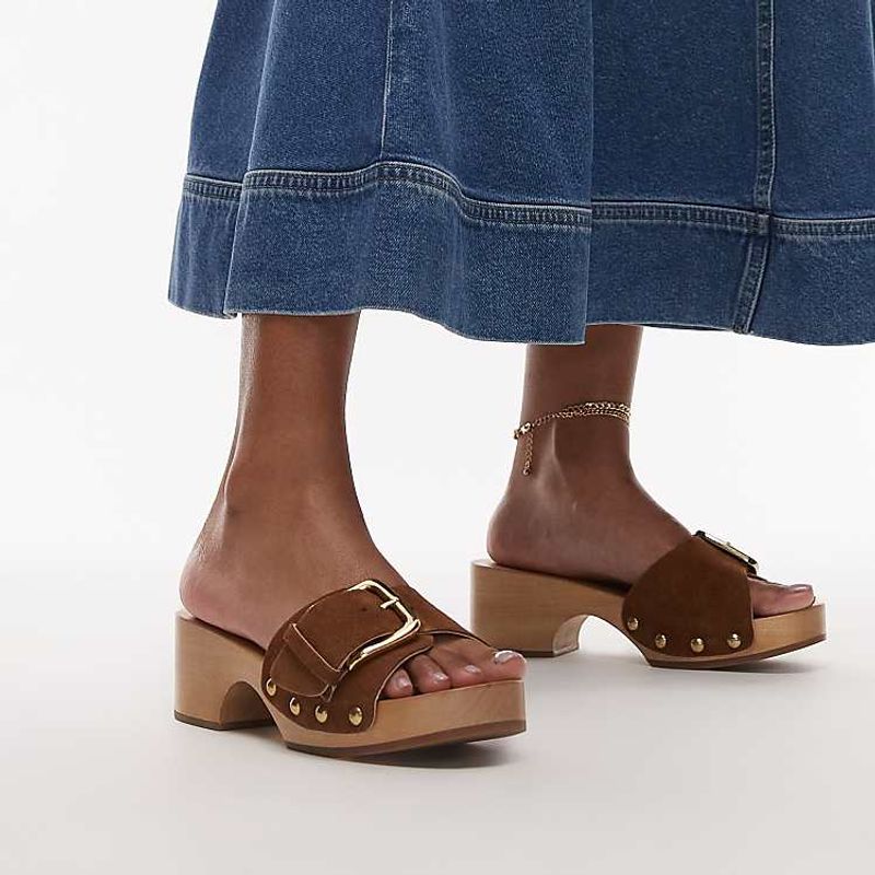 Arket Suede Clogs