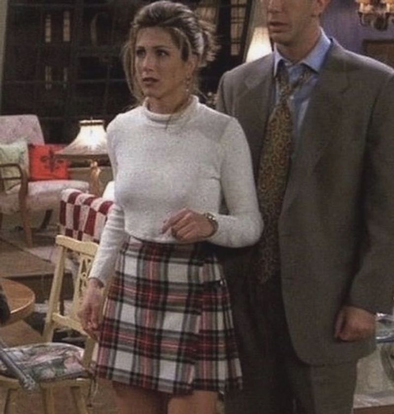 Rachel’s Plaid Mini Skirt
